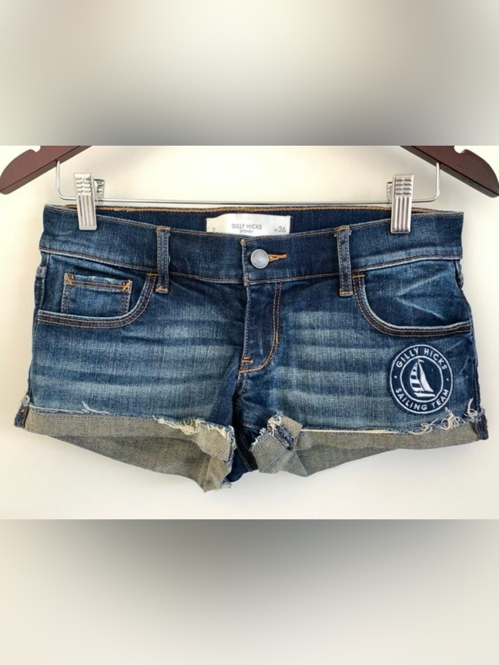 Gilly Hicks Dark Blue Denim Cutoff Shorts